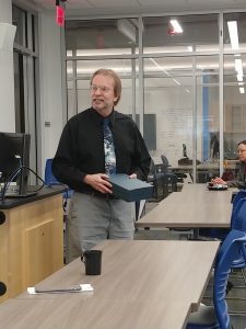 man in classroom